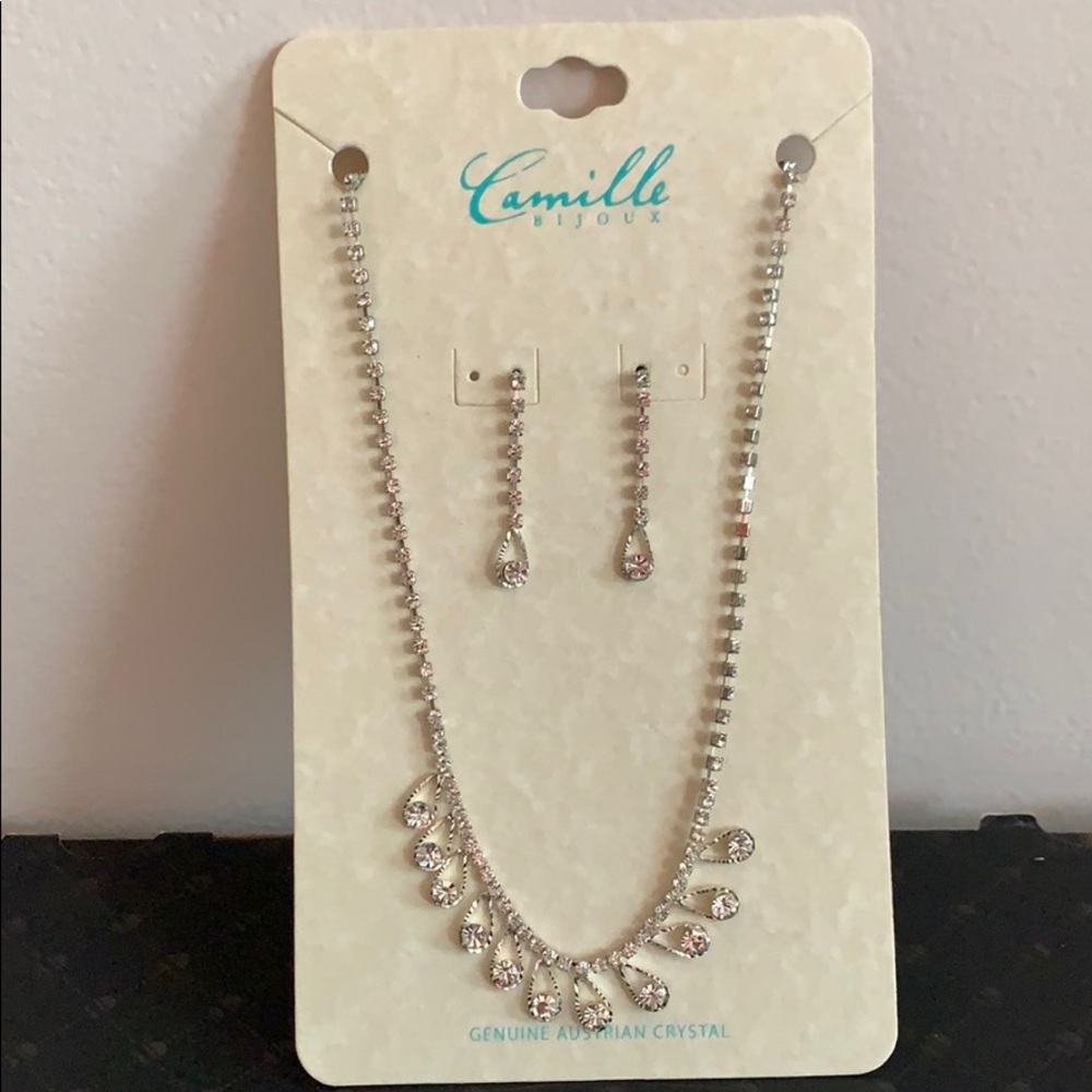 Camille Bijoux necklace and earrings